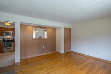 Family Room with Kitchen Peek-Through