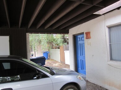 Carport and storage area