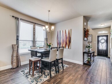 Lovely dining area is perfect for hosting family dinners!