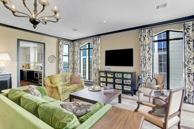 Another view of Family Room, open to Kitchen, hard