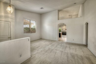 Living Room-High Ceilings