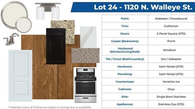 Interior Color Board