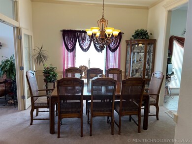 Formal living area at the front of the home