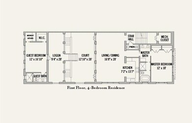 Clermont Courts - 4 BDR - First Floor