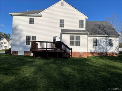 Rear of Home with Oversized Deck.