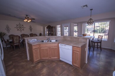 Open, Off--Kitchen Dining & Living Areas