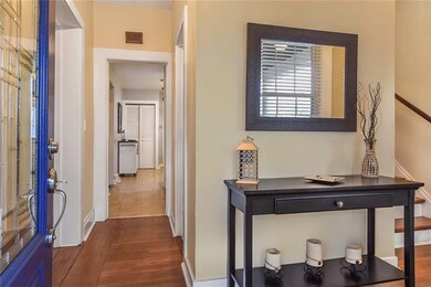 Gracious foyer that shows the charm of the house a