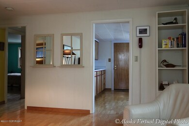 Looking into kitchen