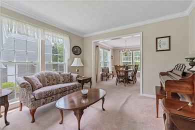 Bay window faces the front, and adds abundance of