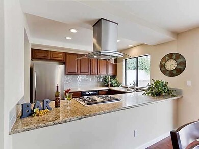Glass back splash