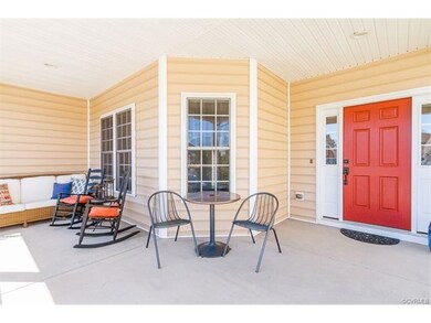 Large, inviting front porch.
