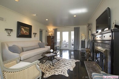 Formal living room with newly refinished hard wood