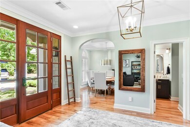 Entrance showing Dining and half bath