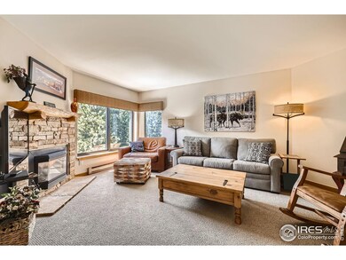 Living Room with forest & Blue River Views