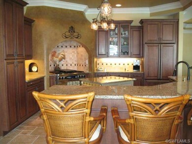Kitchen view from dining/sitting room with custom 