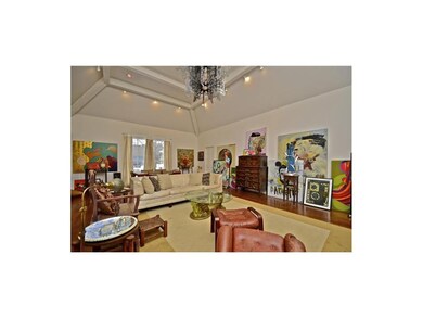 Vaulted ceilings with beamed highlights
