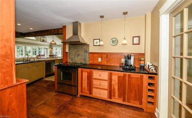 Kitchen with an Abundance of Cherry Cabinetry