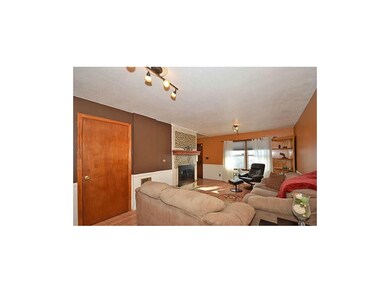 First floor family room is a perfect place to cozy