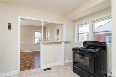 Kitchen opens up into spacious Dining Room