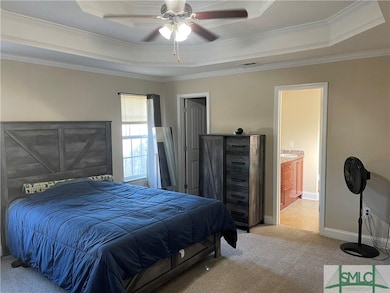 Master Bedroom with split closets