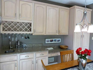 Kitchen. Eat-in kitchen includes wet bar, built-in