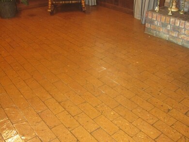 Great Room Brick Floor