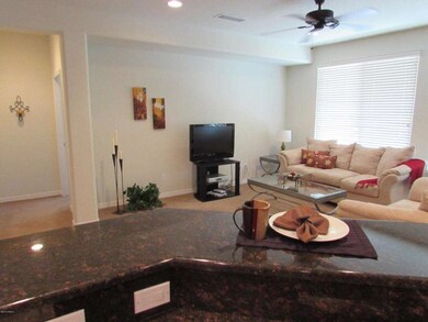 Kitchen Overlooks Family Room
