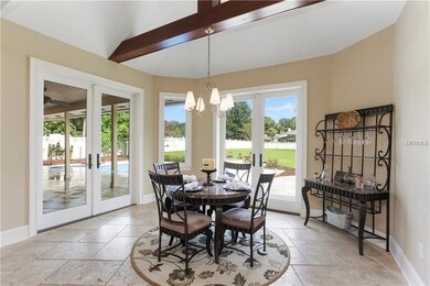 Eat in kitchen overlooking the pool and private ba