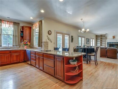 open floor plan. Kitchen opens to breakfast area a