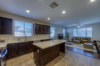 Kitchen and Family Room