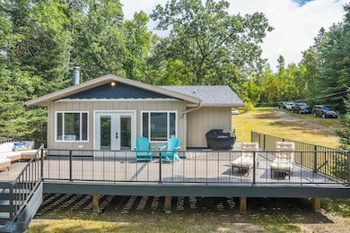 Large wrap-around maintenance free deck