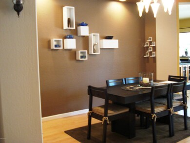 Dining room, decorator paint thruout