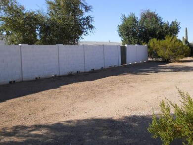 Back Wall with Gate to hiking Trail