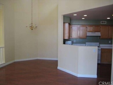 Open kitchen and dining area.