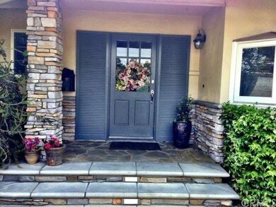 Beautiful stonework upon entry