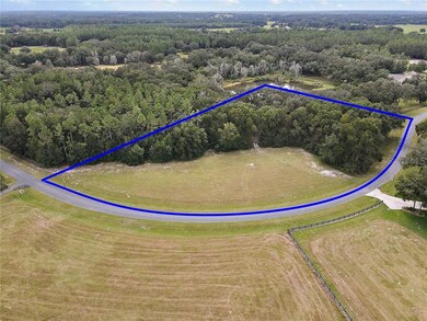 Blue Line Indicates Property