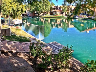 Lakefront with private dock