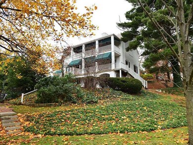 Exterior Back. Spectacular view of the two tiered 