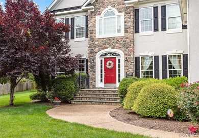 Front entrance to the home view to the 10X5 front