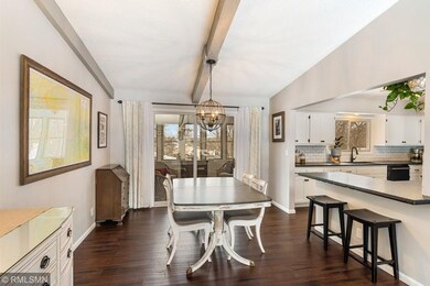 Informal dining leads to sun room