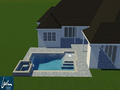 View of pool from yard 