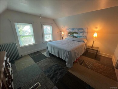 2nd floor bedroom, double vinyl windows.