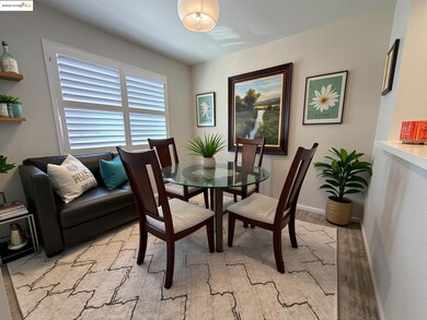 Dining area with baseboards