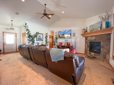 Vaulted Ceilings in Living Room