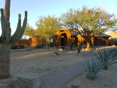 Front of home and yard