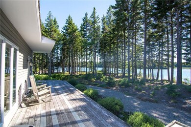 Back deck and view from the back of...