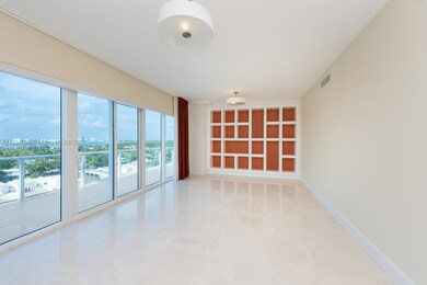 Living area with amazing Bay view.