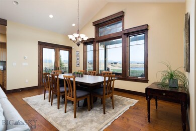 Dining room looking out onto the pond towards the