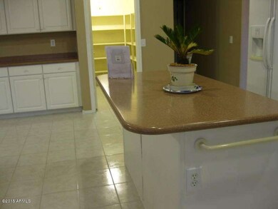 Full pantry, tile floors