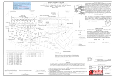 Map showing property parcels